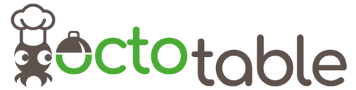 Il logo di Octotable che è la web app per gestire il menu digitale e la prenotazione dei tavoli